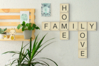 mot scrabble  - Lettres en bois - 10doigts.fr