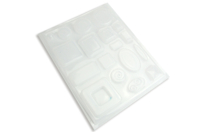 Moule résine 18 formes géométriques - Moules pour plâtre, savon, béton ... - 10doigts.fr