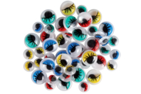 oeil mobile coloré - Yeux mobiles - 10doigts.fr