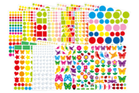 PACK MAXI GOMMETTES 2026 - Gommettes formes assorties - 10doigts.fr