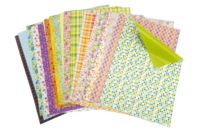 papier à motif recto verso - Papiers à motifs - 10doigts.fr