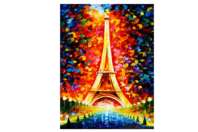 Peinture au numéro "Tour Eiffel" - 30 x 40 cm - Peinture aux numéros - 10doigts.fr