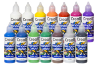 Peinture repositionnable - 14 couleurs  - Peinture pour fenêtres Window Color - 10doigts.fr