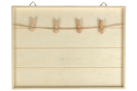 Pêle-mêle en bois à suspendre - Cadres photos en bois - 10doigts.fr