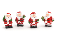 père noël figurine résine - Petites décorations de Noël - 10doigts.fr