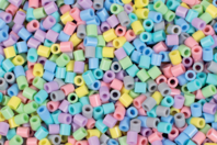 Perles à repasser, couleurs pastels - Perles à repasser 5 mm - 10doigts.fr