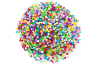 perles citrouilles plastique - Perles Plastique - 10doigts.fr