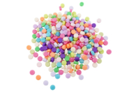 Perles rondes platespastel  - 300 perles - Perles Couleurs Opaques - 10doigts.fr