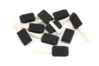 Petits pinceaux mousse économiques - 10 pinceaux - Tampons mousse, éponges - 10doigts.fr