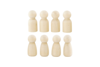 pions figurines en bois - Jeux et Jouets en bois - 10doigts.fr