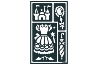 Pochoirs adhésifs repositionnables "Princesses" - Pochoirs adhésifs - 10doigts.fr