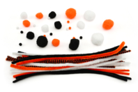 pompon halloween - Accessoires créatifs Halloween - 10doigts.fr