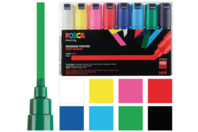 posca pointes larges x8 - Feutres pointes larges - 10doigts.fr