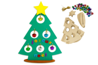 sapin en bois - Supports de Noël - 10doigts.fr