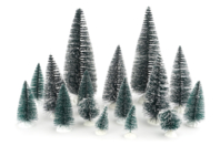 sapins décoratifs enneigés miniature - Déco Noël Nature - 10doigts.fr