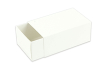 Set de 6 boites en carton blanc 8 x 5 x 3,5 cm à monter - Boîtes en carton - 10doigts.fr
