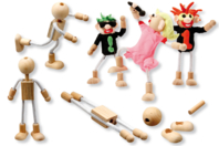 Silhouettes flexibles - Jeux et Jouets en bois - 10doigts.fr