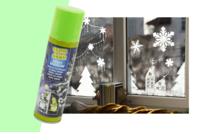 spray neige phosphorescent - Décors de fenêtres Noël - 10doigts.fr