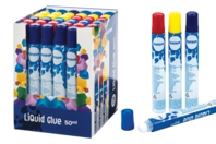 stylo colle transparente pas cher 50 ml école - Colles scolaires : bâton, blanche, gel et colle forte - 10doigts.fr