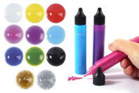 stylo slow art translucide - Peinture à relief - 10doigts.fr