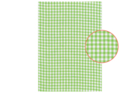 tissu adhésif vichy vert - Tissus adhésifs - 10doigts.fr