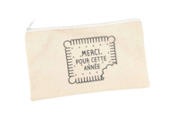 Trousse "Merci pour cette année"  - Coton, lin - Textiles - 10doigts.fr
