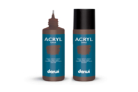Peinture acrylique mate 80 ml - Marron - Peinture acrylique mate - 10doigts.fr