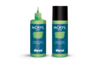 Peinture acrylique mate 80 ml - Vert clair - Peinture acrylique mate - 10doigts.fr