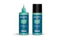 Peinture acrylique mate 80 ml - Vert menthe - Peinture acrylique mate - 10doigts.fr