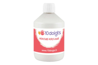 Peinture acrylique 500 ml - Blanc - Peinture acrylique 10doigts - 10doigts.fr
