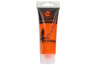 Peinture acrylique mate orange - 75 ml - Peinture acrylique mate - 10doigts.fr
