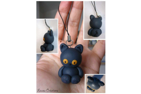 Porte clé chartreux - Fimo, Cernit - 10doigts.fr