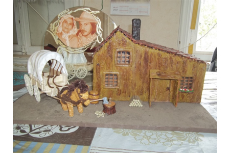 la petite maison dans la prairie - Modelage - 10doigts.fr