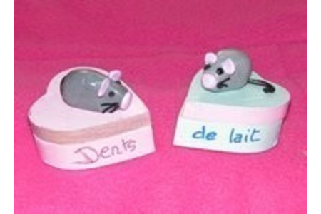 Boîtes à dents de lait - Déco du bois - 10doigts.fr