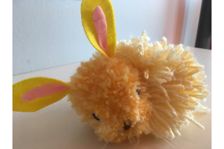 pompon lapin - Laine - 10doigts.fr