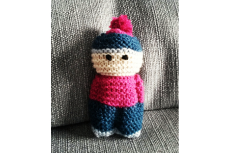 Petit bonhomme en mousse - Laine - 10doigts.fr