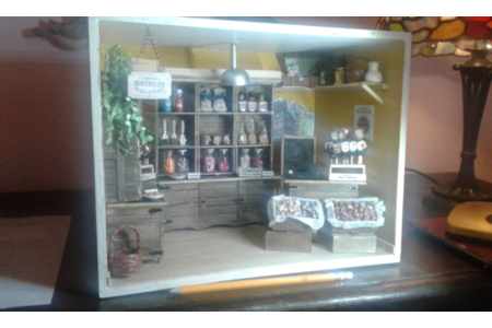 Diorama inspiré du Comptoir de Mathilde - Divers - 10doigts.fr