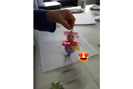 Porte cles printemps - Divers - 10doigts.fr