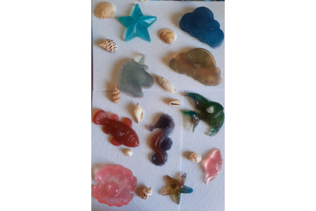 Petit savons de la mer - Moulage - 10doigts.fr