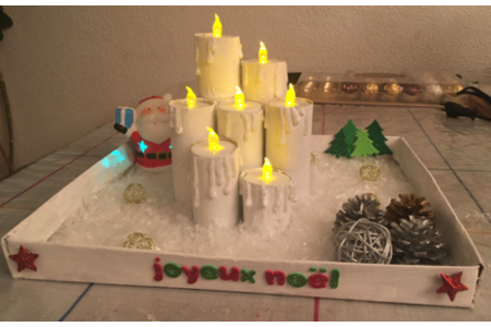 bougie effet fondue - Déco de la table - 10doigts.fr