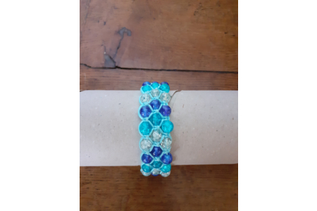 SHAMBALLA 3 RANGS - Perles, bracelets, colliers - 10doigts.fr