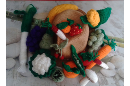 Jouets au crochet - Laine - 10doigts.fr