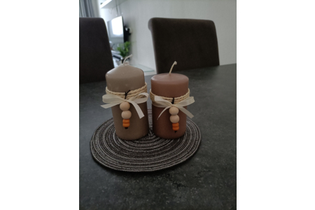 Décoration de bougie - Bougies - 10doigts.fr