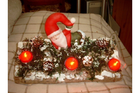 buche de Noel  - Pâques, Noël - 10doigts.fr