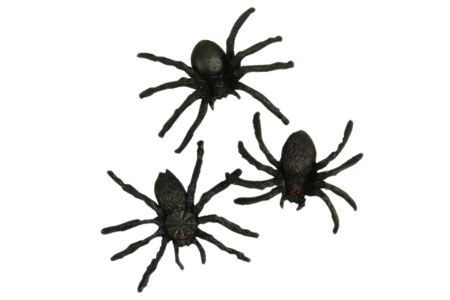 10 araignées noires - 4 cm - Accessoires créatifs Halloween – 10doigts.fr