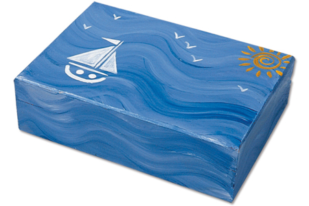 Boîte à cartes en bois : idée Créa - Boîtes en bois – 10doigts.fr