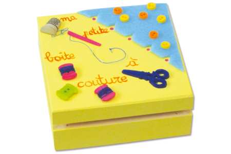 Boite en bois carrée  - Boîtes en bois – 10doigts.fr