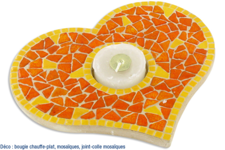 Mosaïques en pâte de verre, couleurs assorties ou à la couleur - Mosaïques en verre – 10doigts.fr