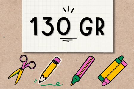 130 gr - Papiers colorés – 10doigts.fr