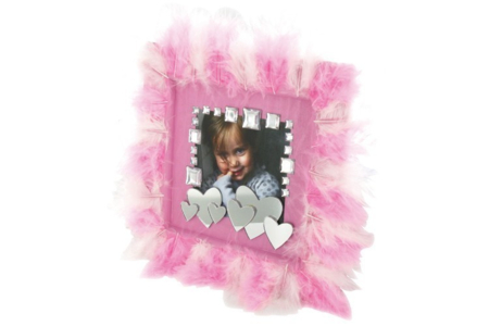 Cadre à plumes - Activités manuelles Déco maison DIY – 10doigts.fr